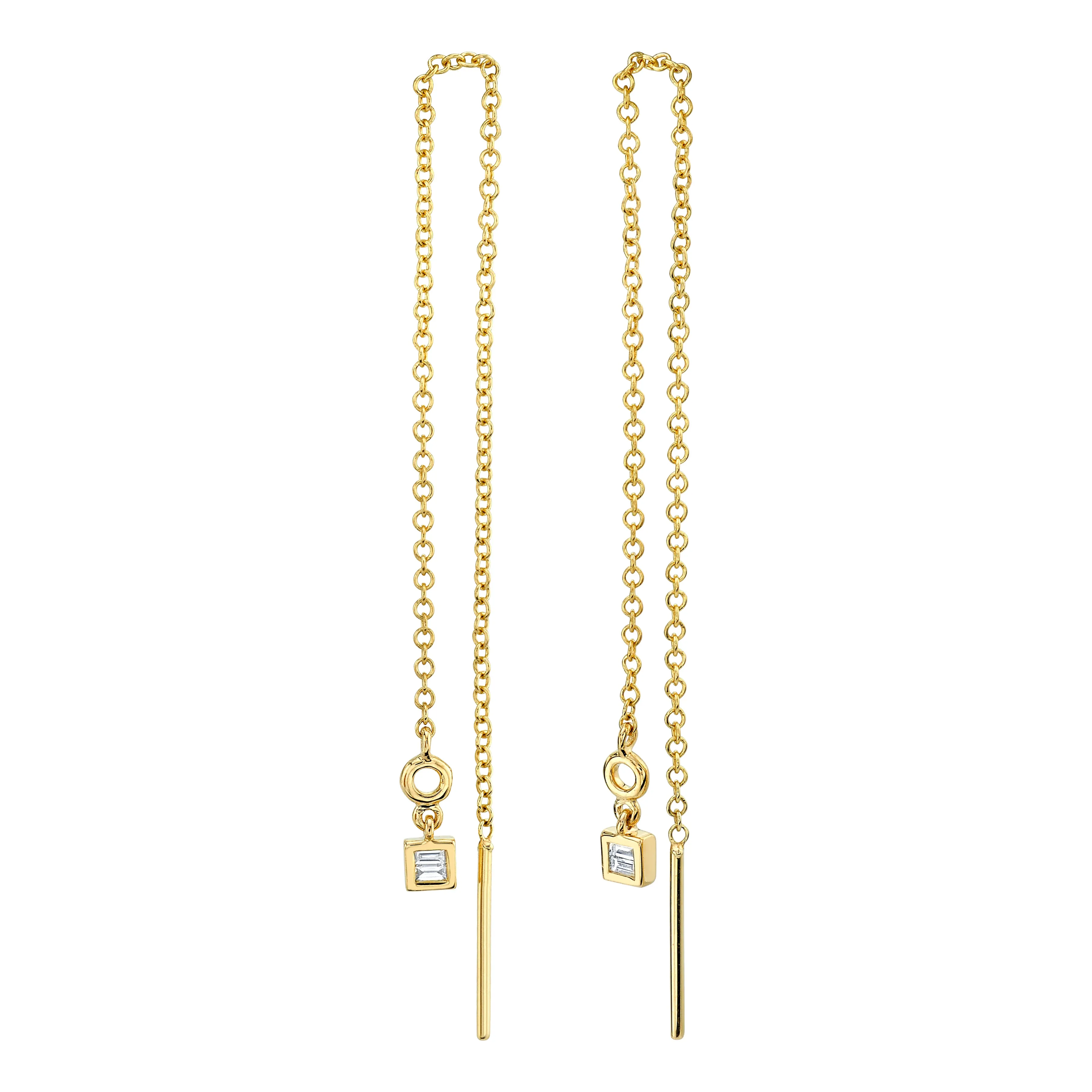 Diamond Threader Earrings