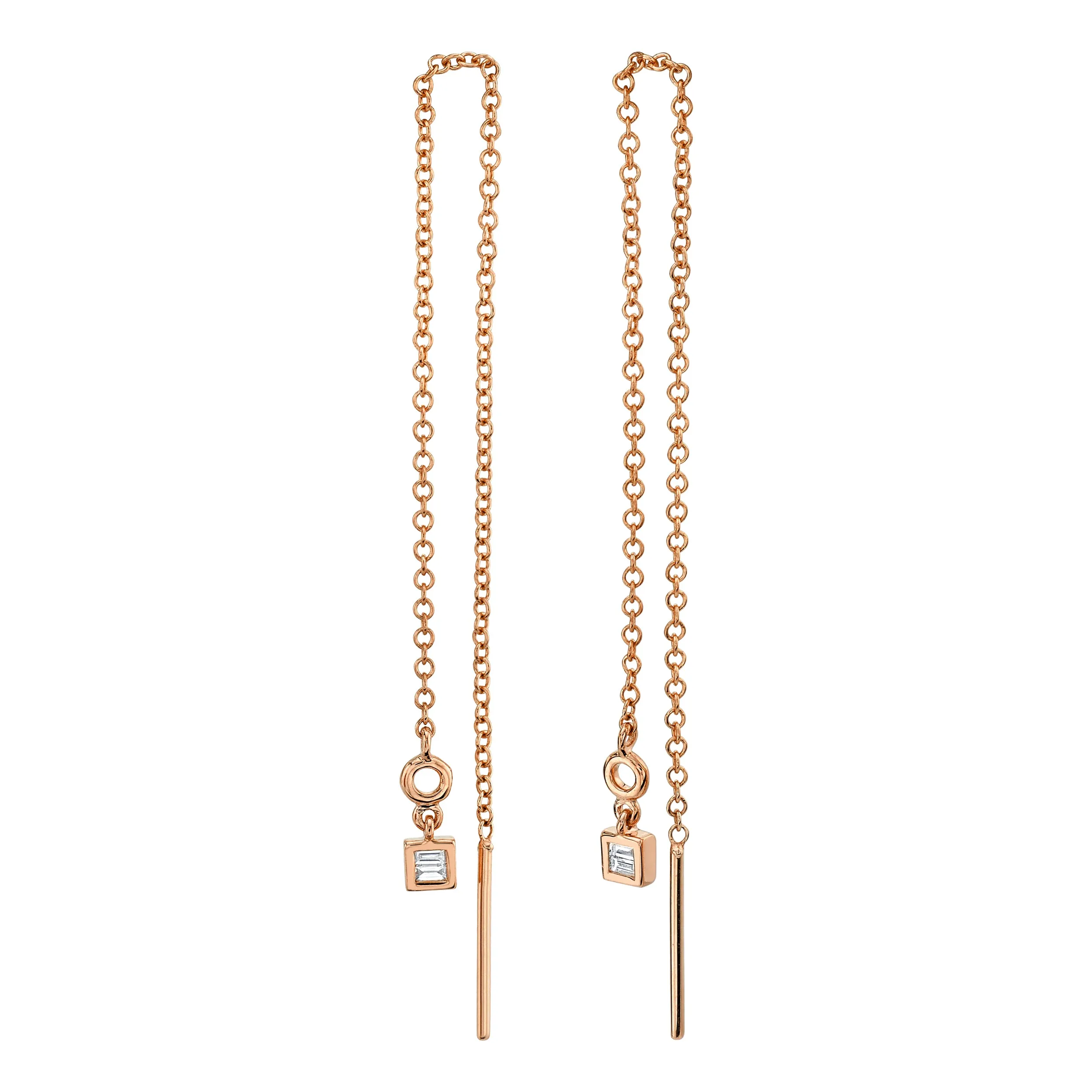 Diamond Threader Earrings