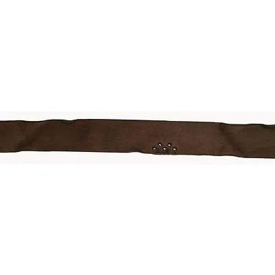 Distressed Dark Brown Leather Belt