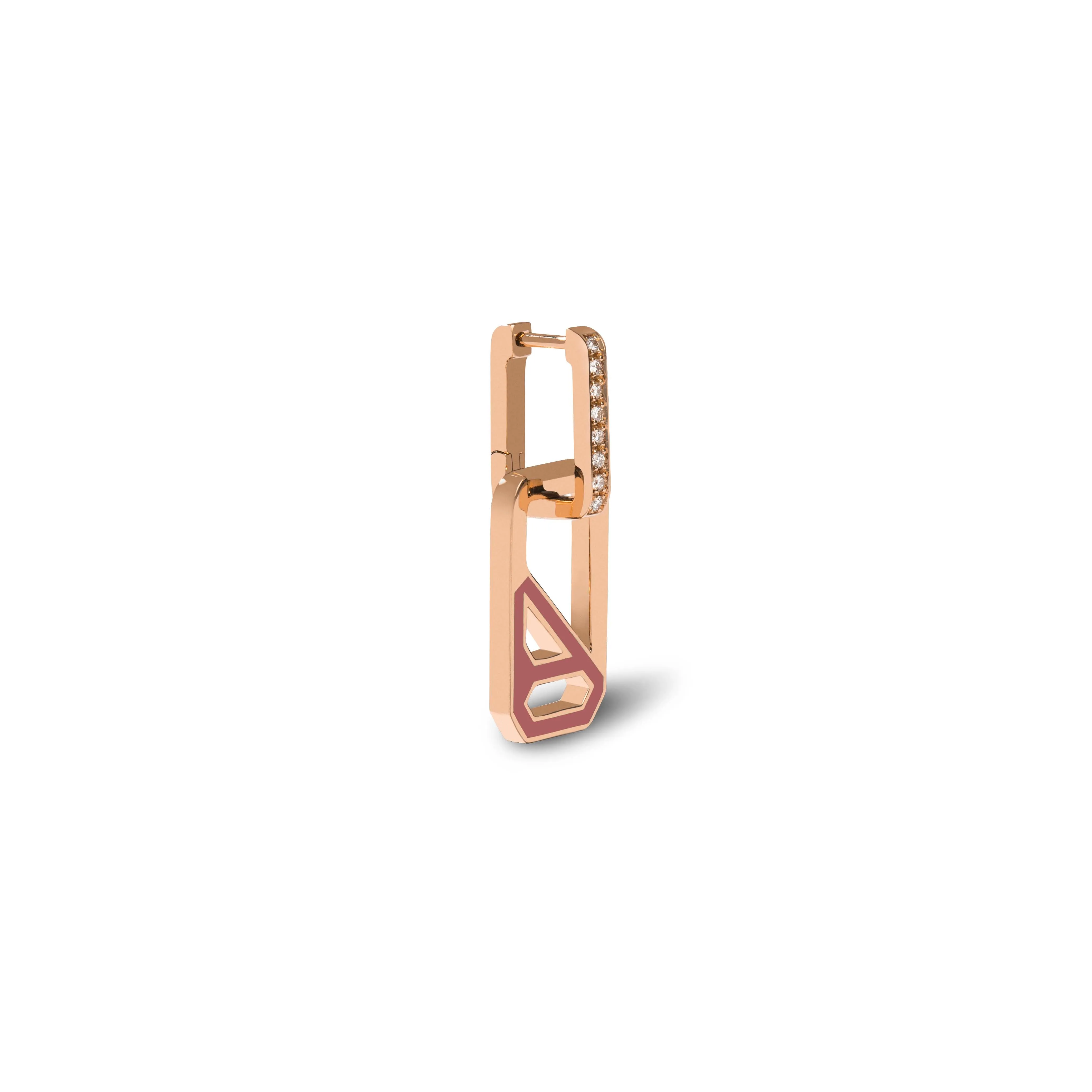 DNA Berry Crush Enamel Single Drop Earring