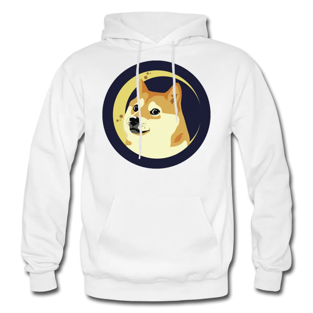 DOGE Coin Meme Dog Moon Men/Unisex Premium Adult Pullover Hoodie