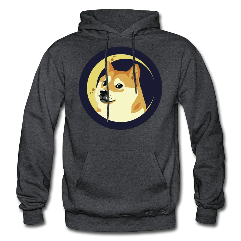 DOGE Coin Meme Dog Moon Men/Unisex Premium Adult Pullover Hoodie