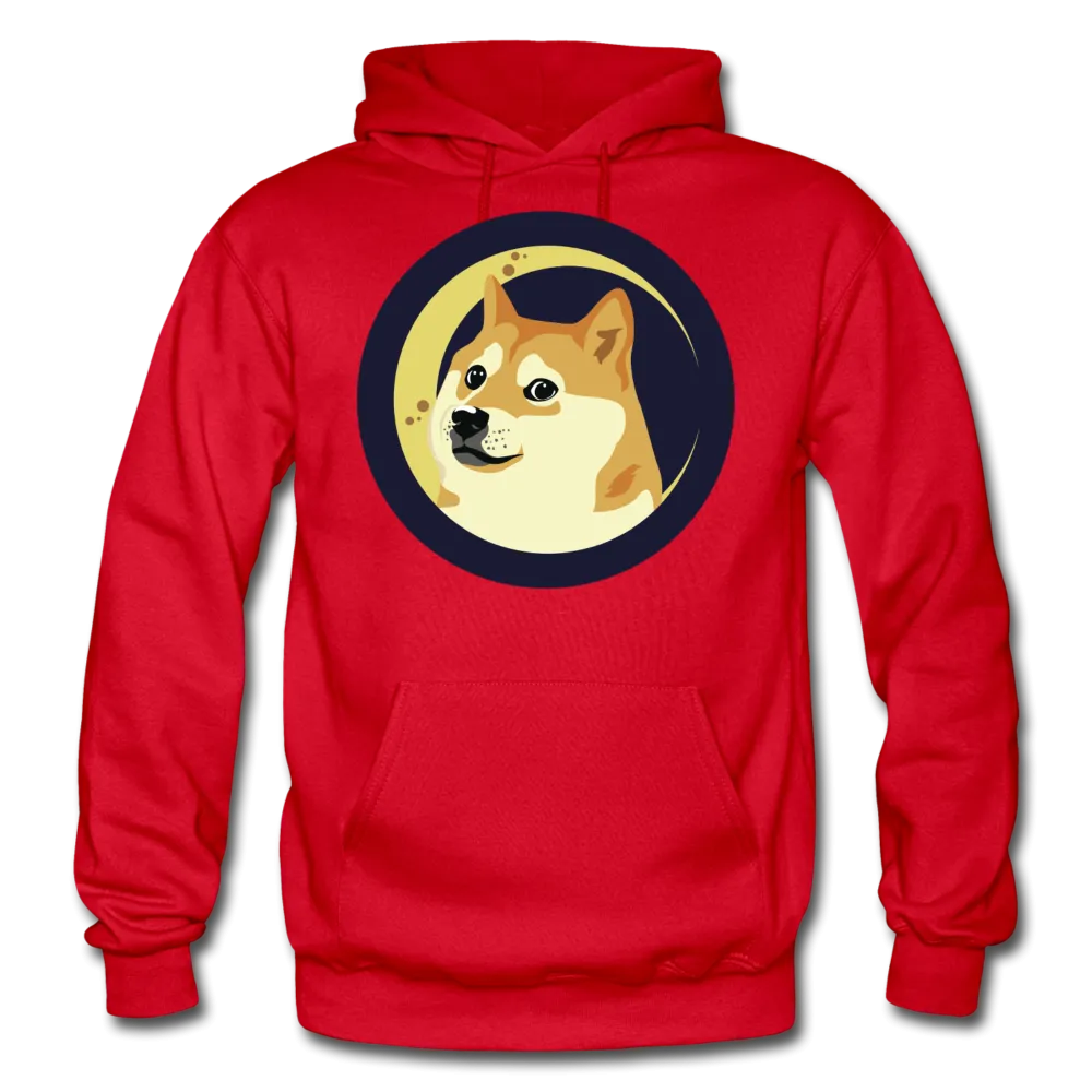 DOGE Coin Meme Dog Moon Men/Unisex Premium Adult Pullover Hoodie