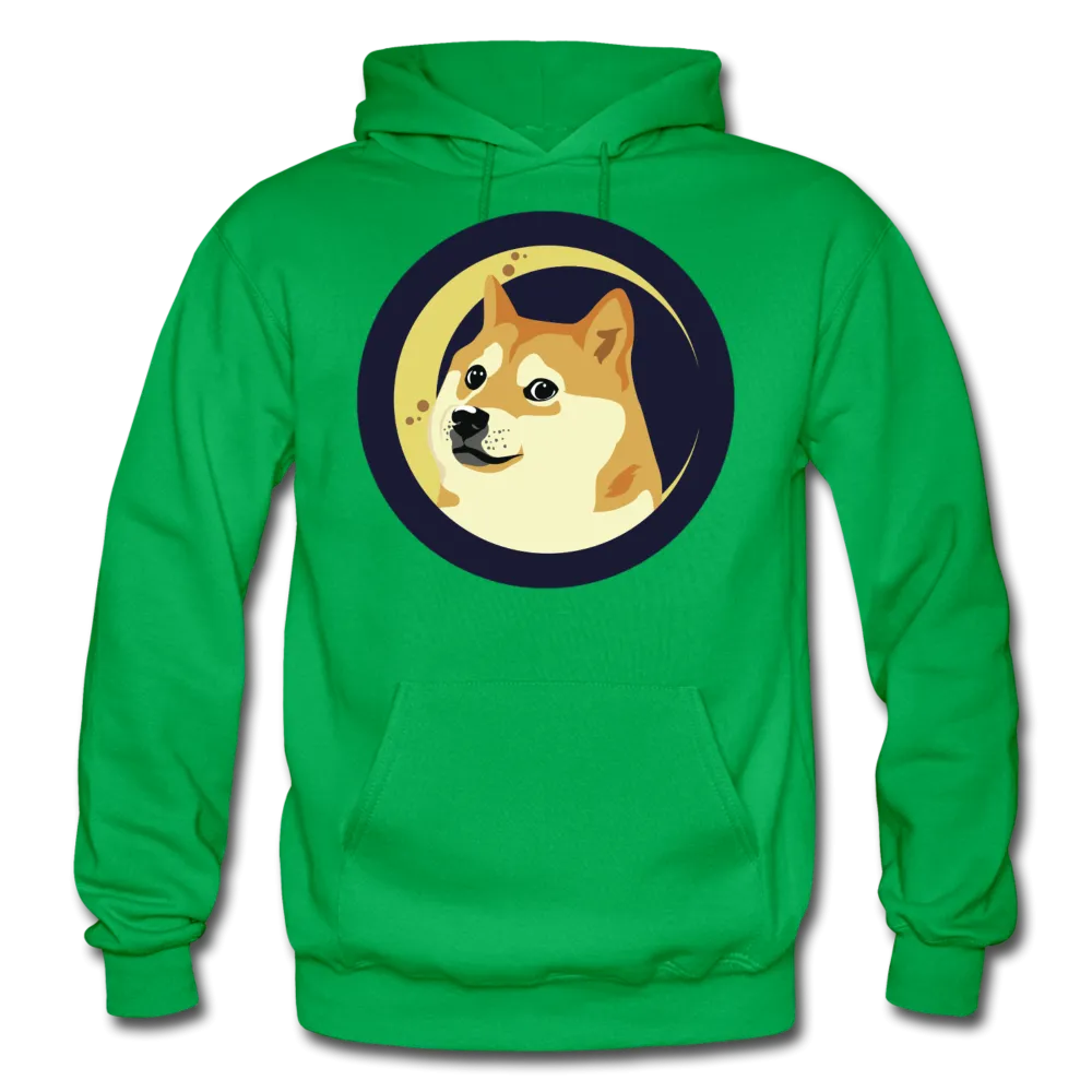 DOGE Coin Meme Dog Moon Men/Unisex Premium Adult Pullover Hoodie