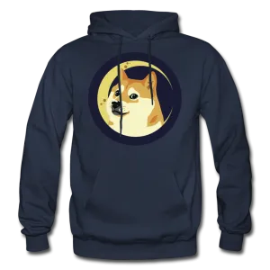 DOGE Coin Meme Dog Moon Men/Unisex Premium Adult Pullover Hoodie