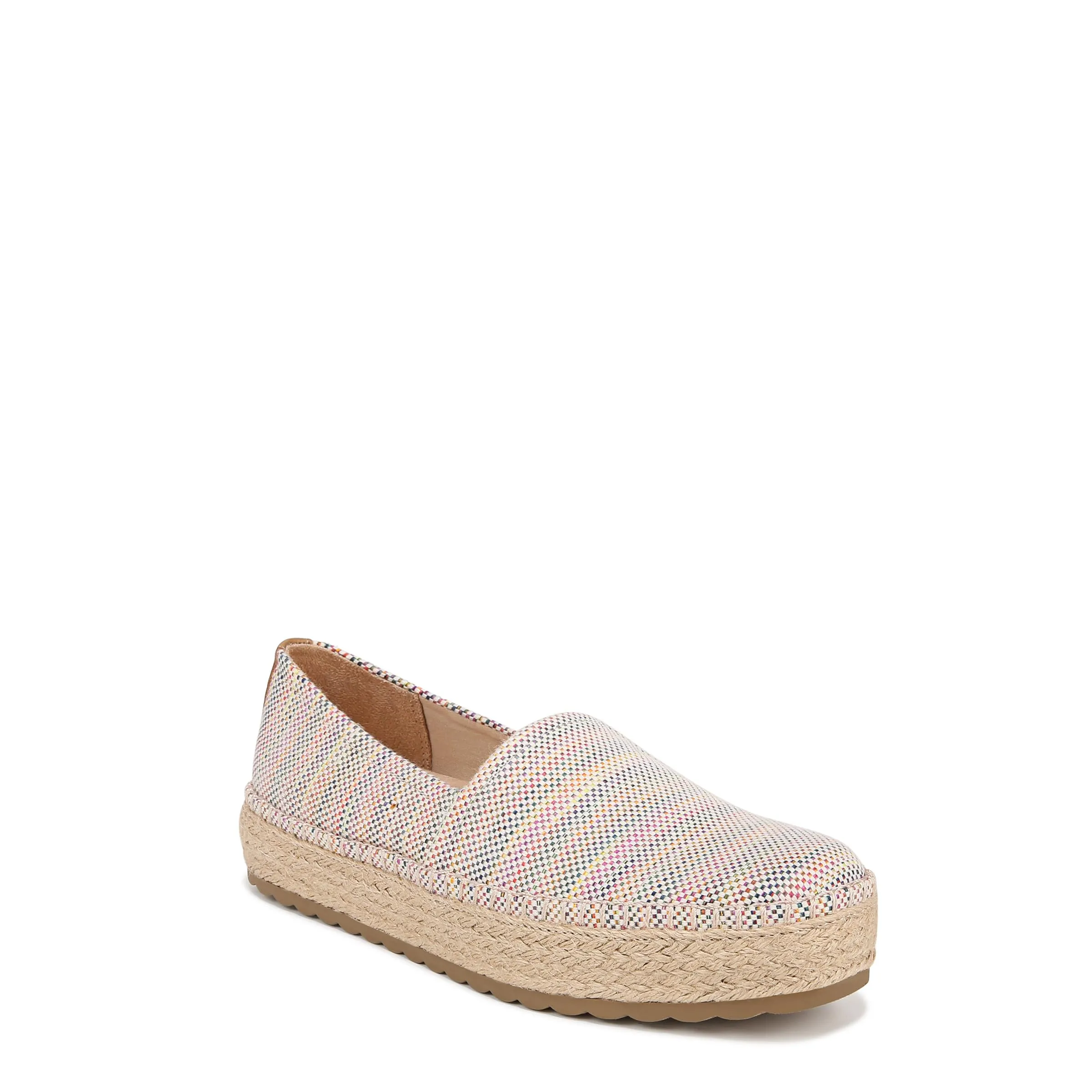 Dr. Scholl's Shoes Womens Sunray Espadrilles Loafer Multi Woven Fabric 7 M