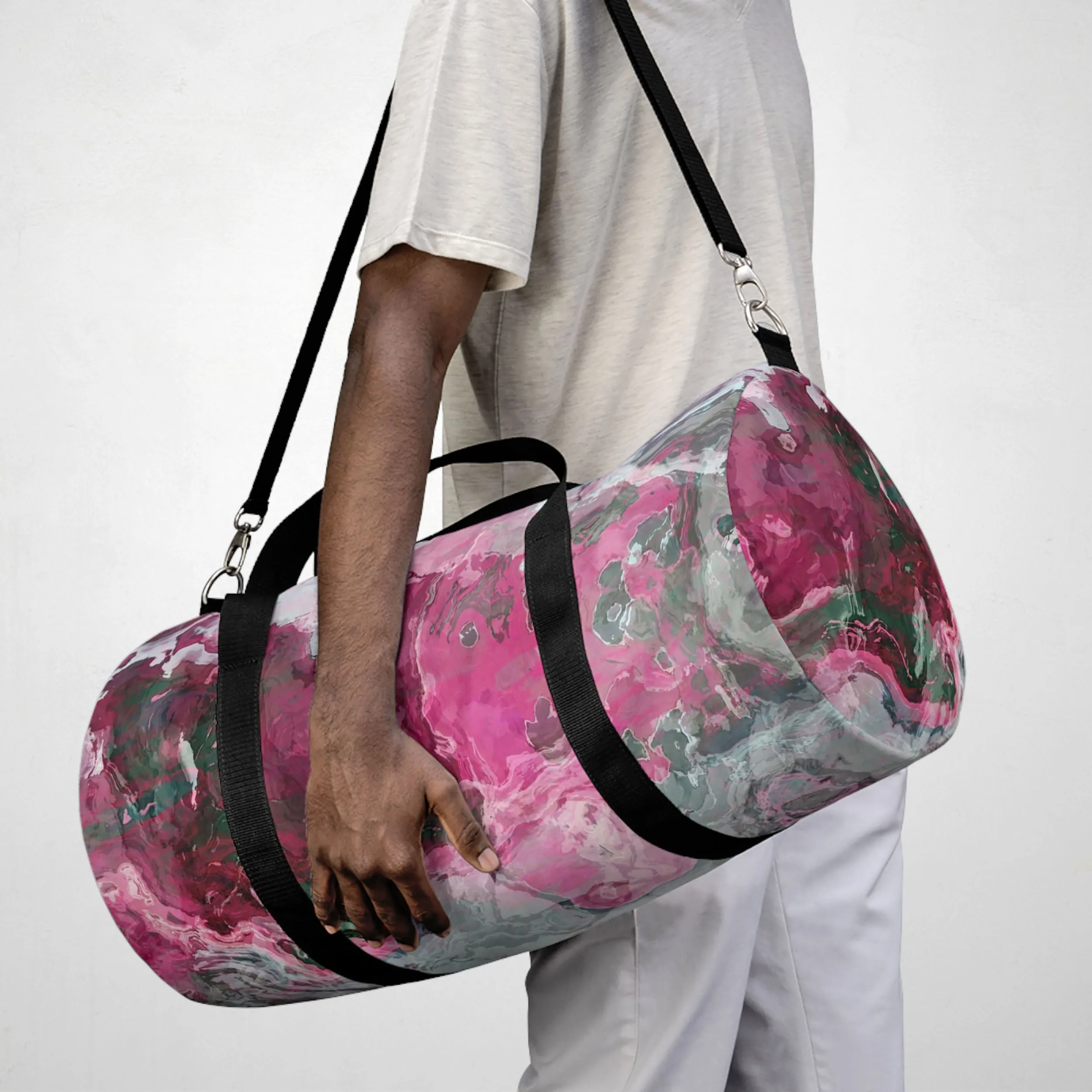 Duffle Bag, Raspberry Flambe