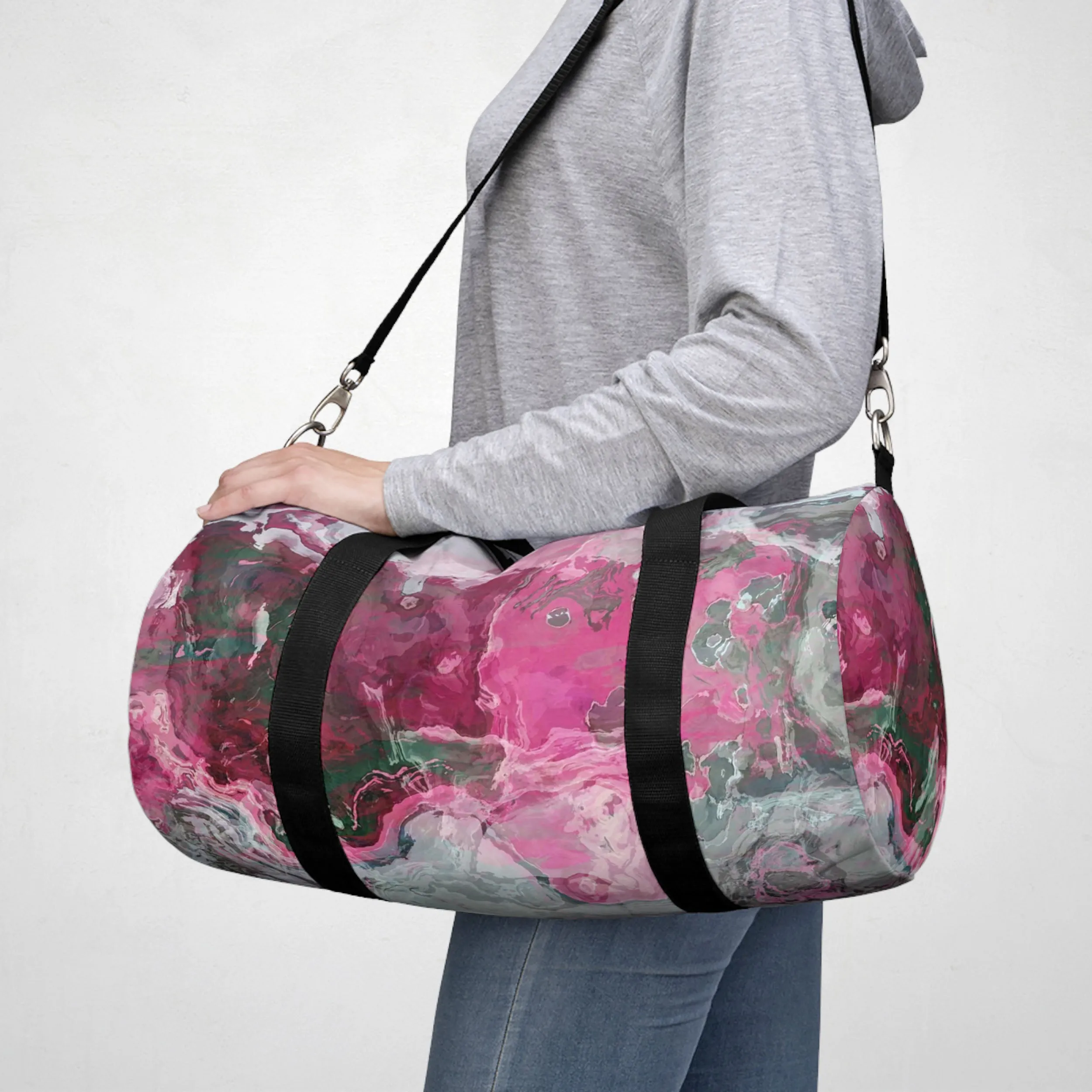 Duffle Bag, Raspberry Flambe