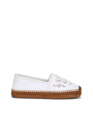 Embroidered canvas espadrilles
