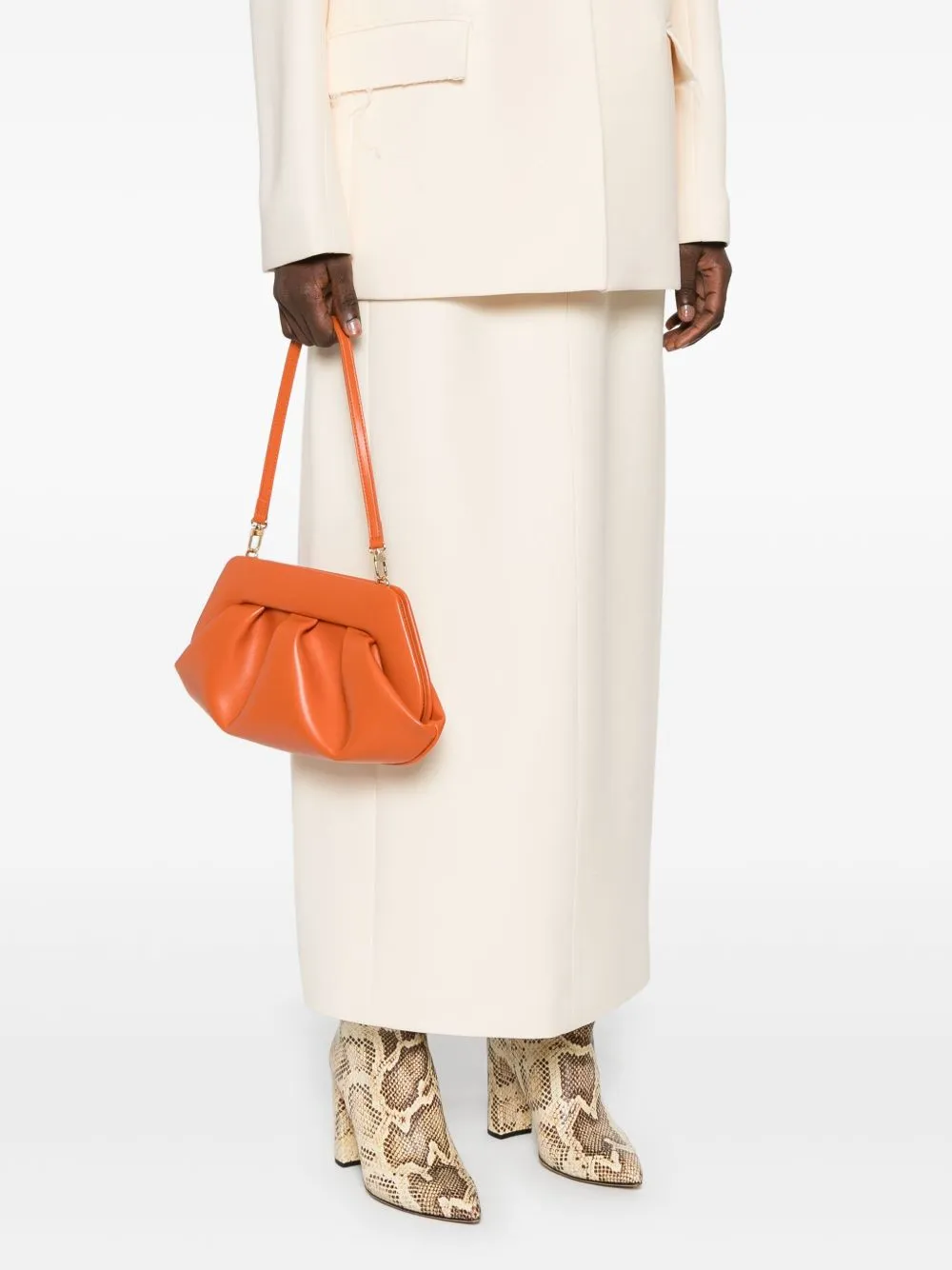 Emera vegan leather clutch