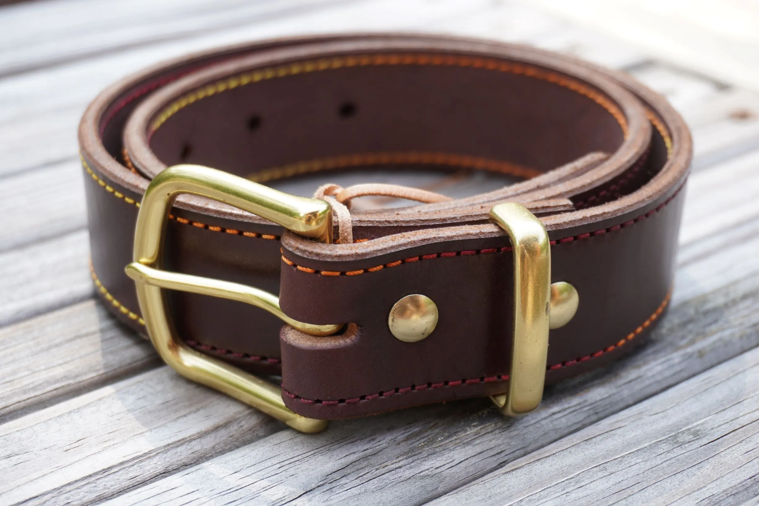 English Bridal Leather Belts