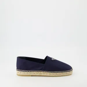 Espadrilles en coton bleu marine