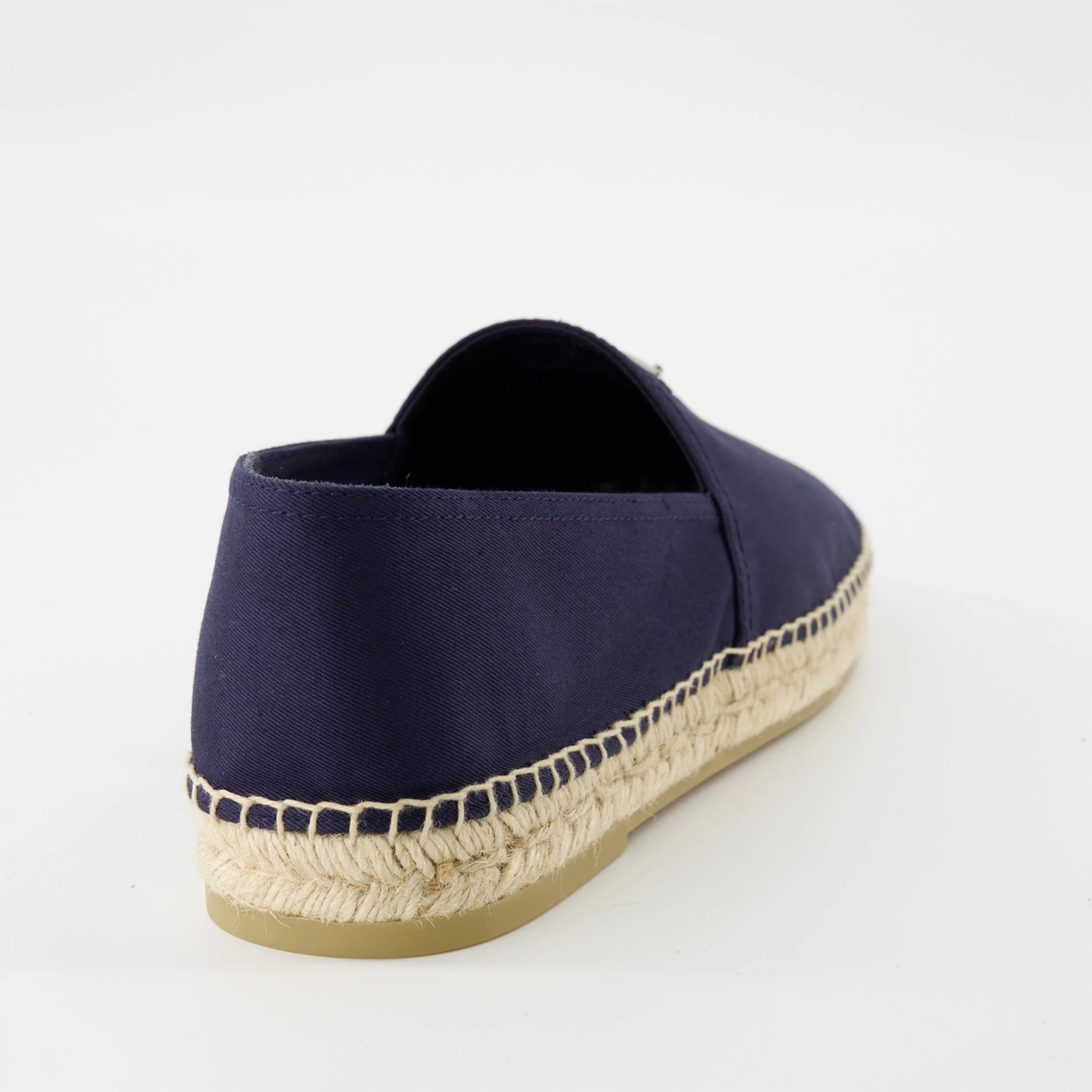 Espadrilles en coton bleu marine