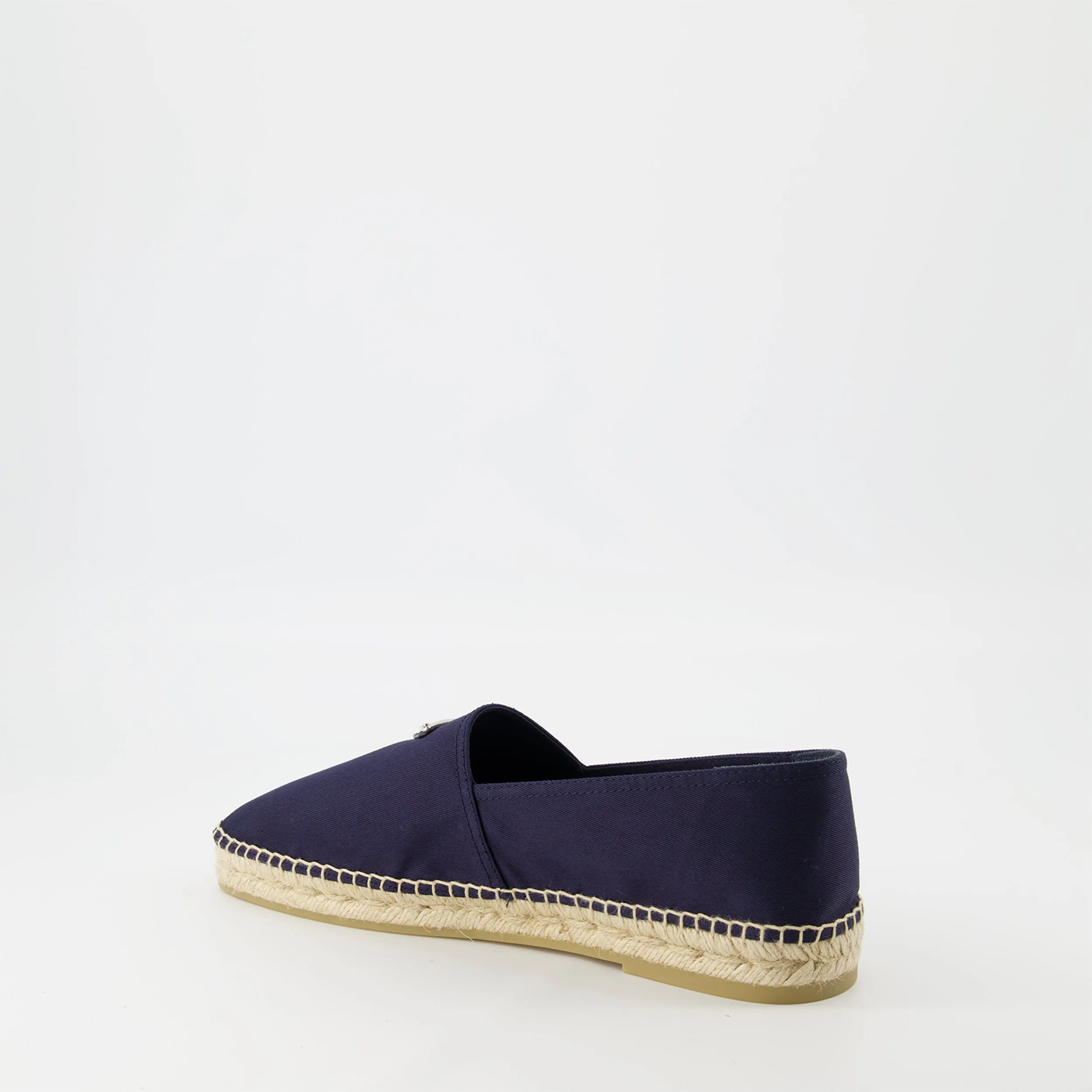 Espadrilles en coton bleu marine