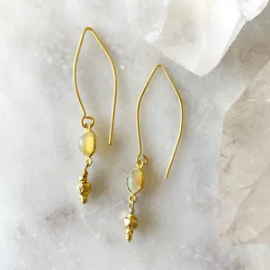 Ethiopian Opal Drop Earrings
