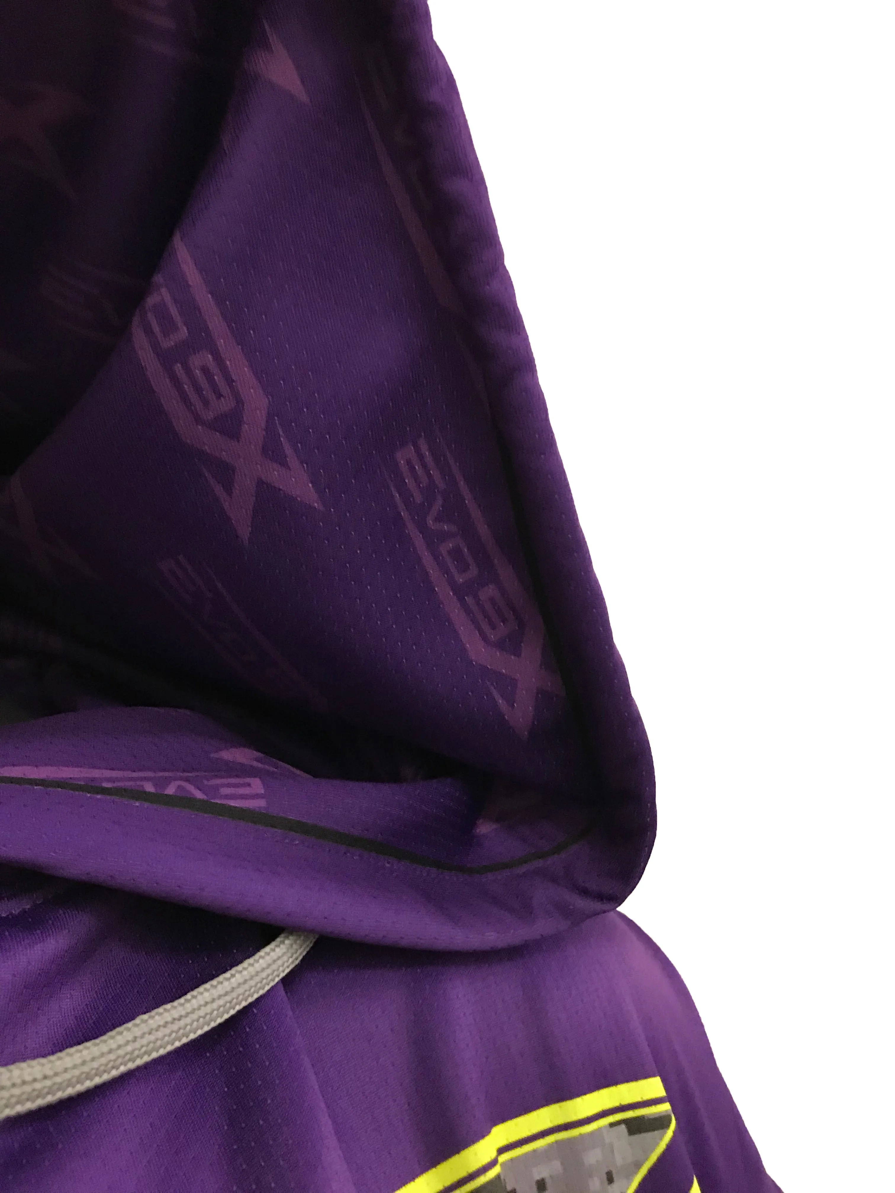 Evo9x EVOLUTION OF A CHAMPION Sublimated Long Sleeve Hoodie Purple