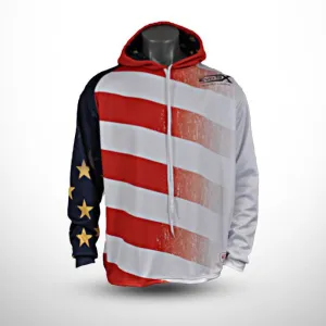 Evo9x STARS & STRIPES Full Dye Sublimated Draw String Hoodie
