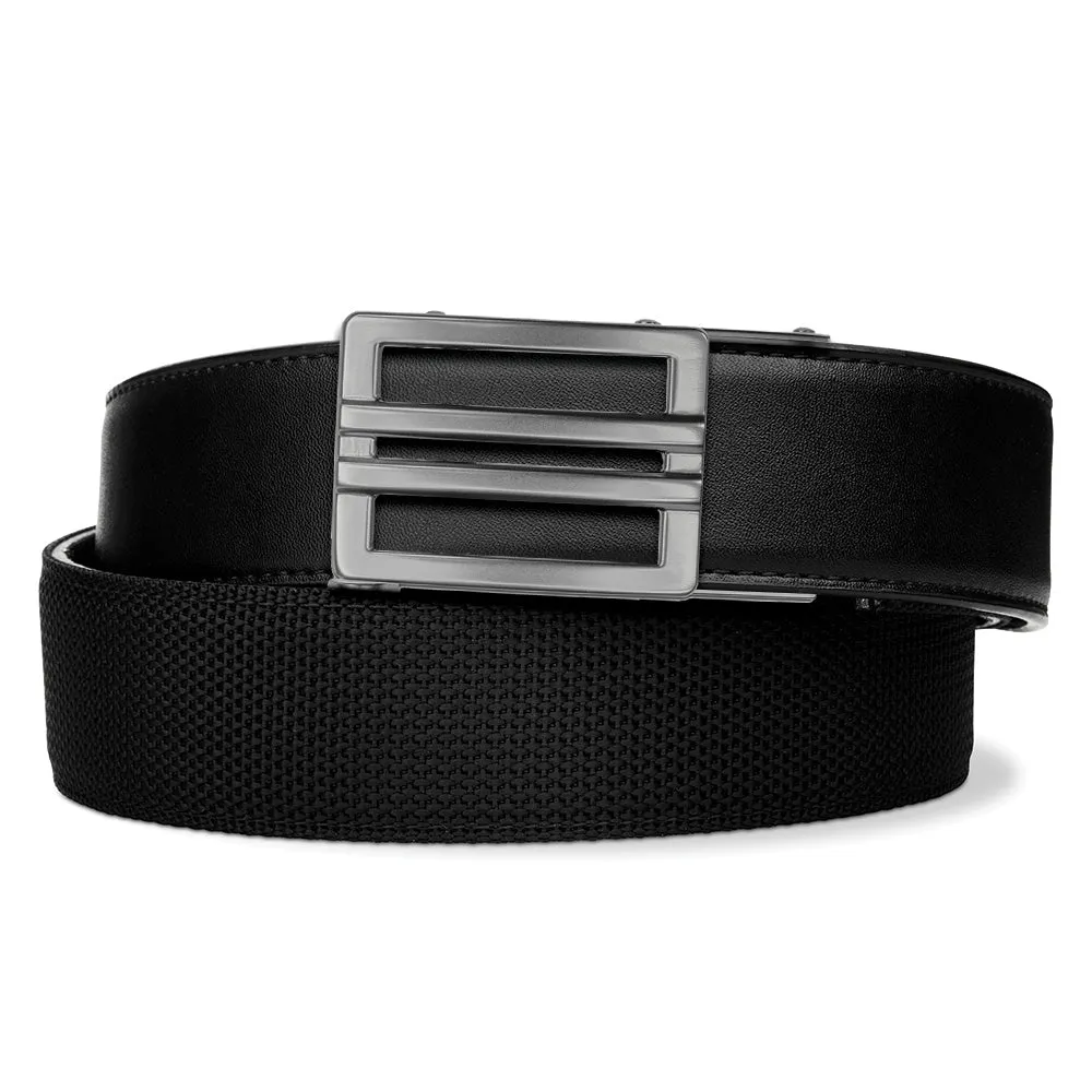 EXECUTIVE PROTECTION BLACK TACTICAL HYBRID BELT 1.5": COMPLETE KIT