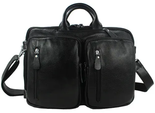 Fashion Multi-Function Full Grain Genuine Leather Travel Bag Men's Leather Luggage Travel Bag Duffle Bag Large Tote Weekend Bag