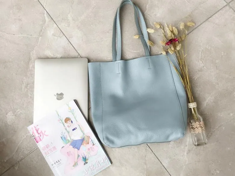 Fashion Womens Bronze Silver Leather Vertical Tote Bags Bronze Silver Shoulder Tote Bags Bronze Silver Handbags Tote For Women