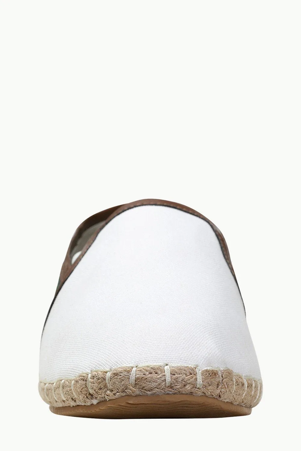 Faux Leather Detailed Espadrilles