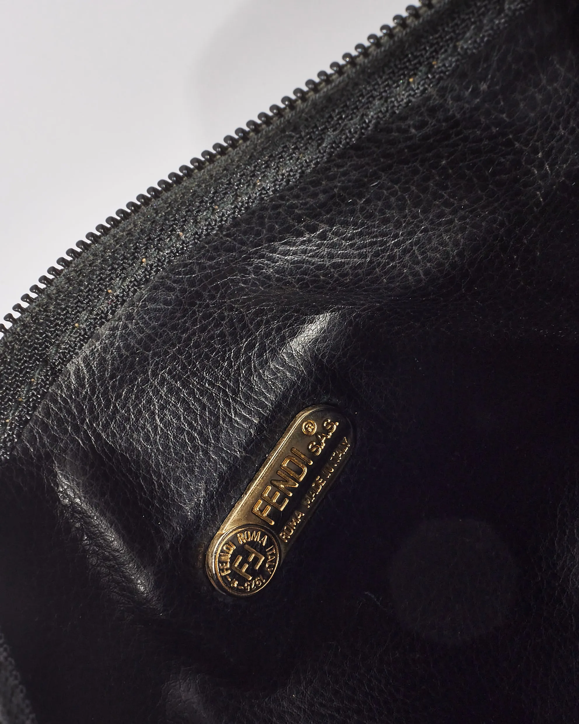 Fendi Vintage Zucca Coated Canvas Crossbody Bag