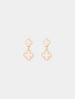 Fern Flower Drop Earrings