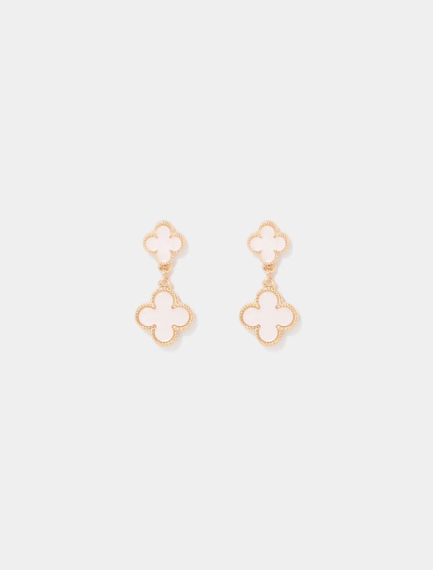 Fern Flower Drop Earrings