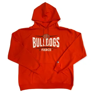 Fierce Bulldog Orange Hoodie