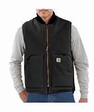 Firm Duck insulated Vest Black V01