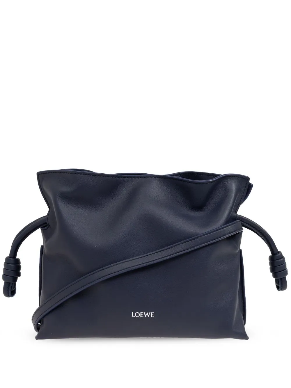 Flamenco mini leather clutch