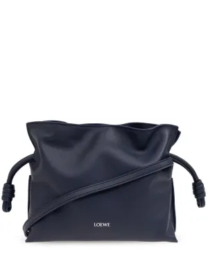 Flamenco mini leather clutch