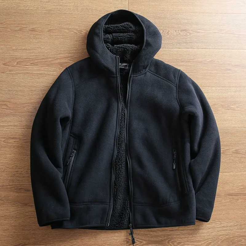 Fleece Hooded Windproof Sweatshirt