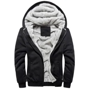 FLEECE LINED HOODED JACKET