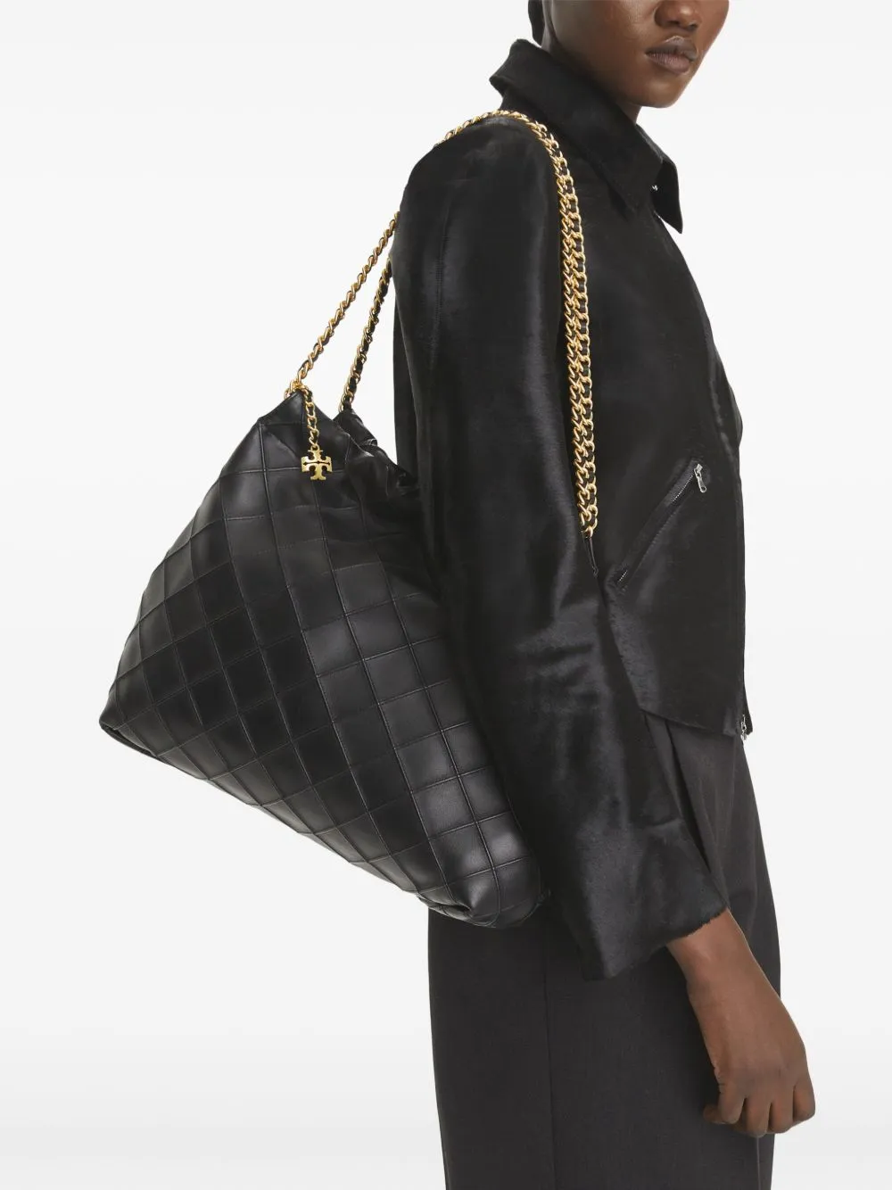 Fleming leather hobo bag