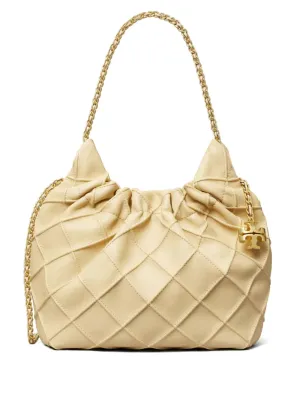 Fleming mini leather hobo bag