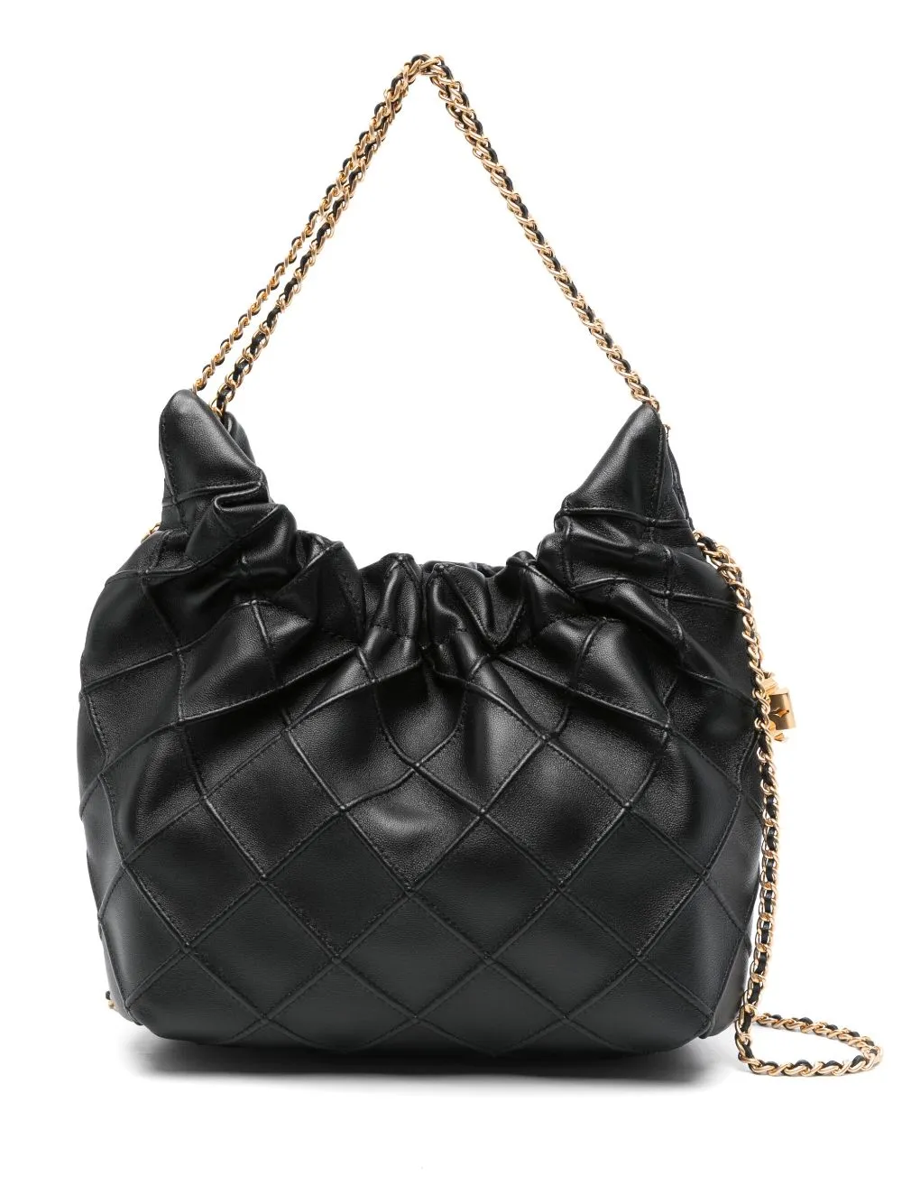 Fleming mini leather hobo bag