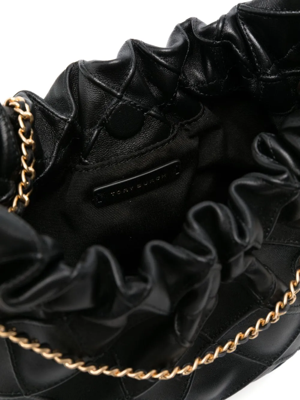Fleming mini leather hobo bag