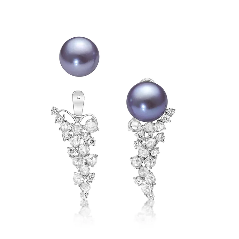 Freshwater Pearls Diamond Jacket