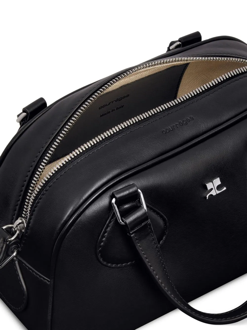 Friday leather bowling bag