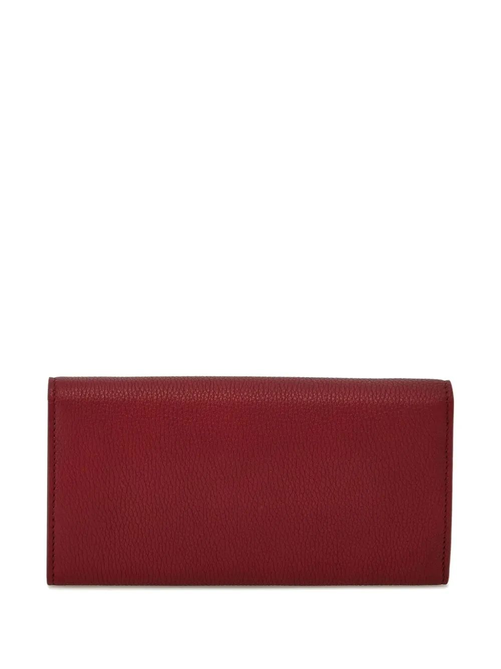 Gancini leather wallet on chain