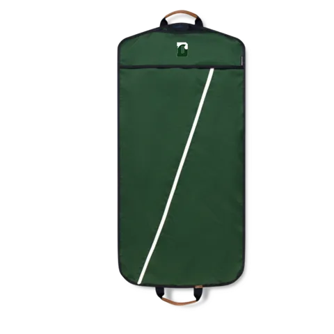 Garment Bag - Hudson Sutler - Green with Navy Blue Handle - Custom Order
