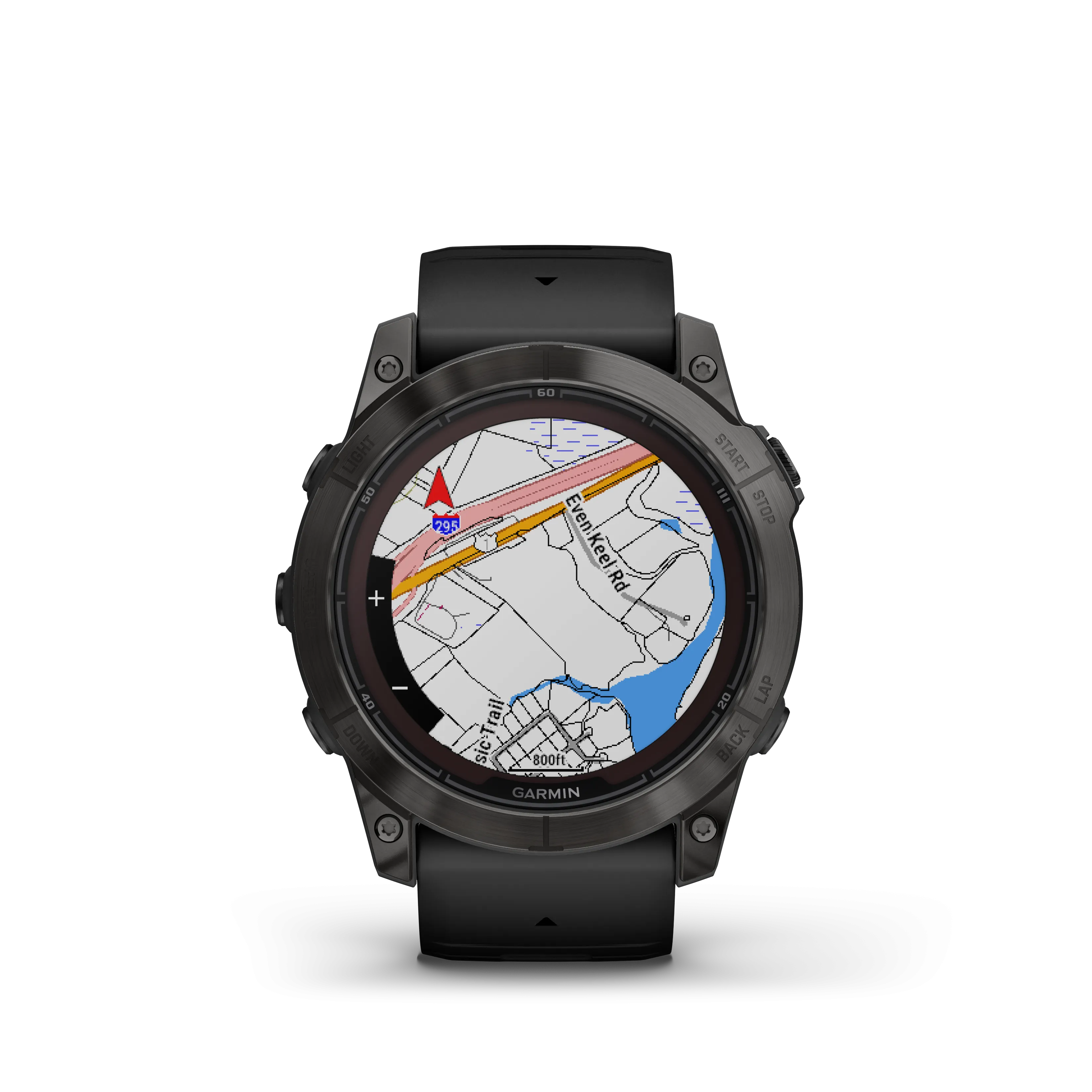 Garmin fēnix® 7X Pro – Sapphire Solar Edition Titanio DLC Gris Carbon Correa Negrafenix®
