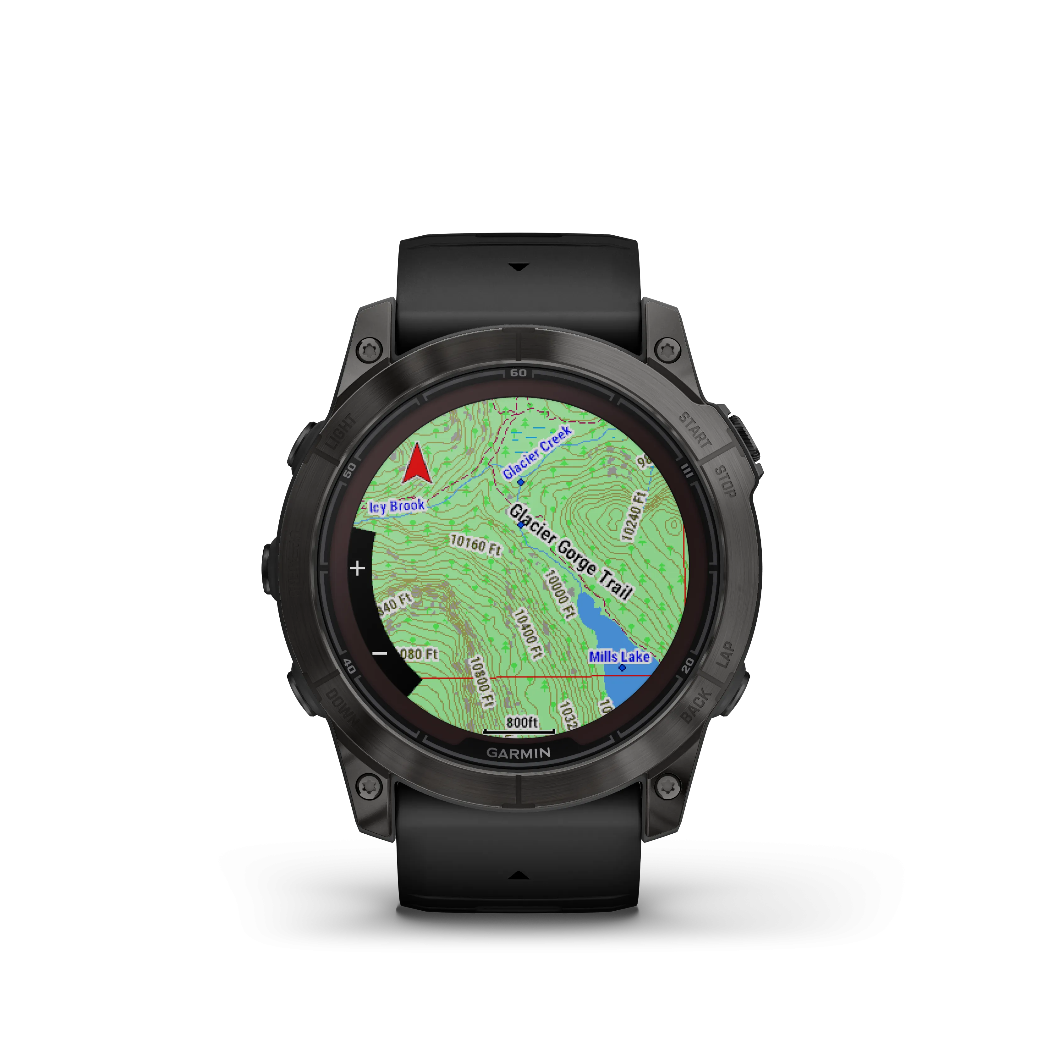Garmin fēnix® 7X Pro – Sapphire Solar Edition Titanio DLC Gris Carbon Correa Negrafenix®