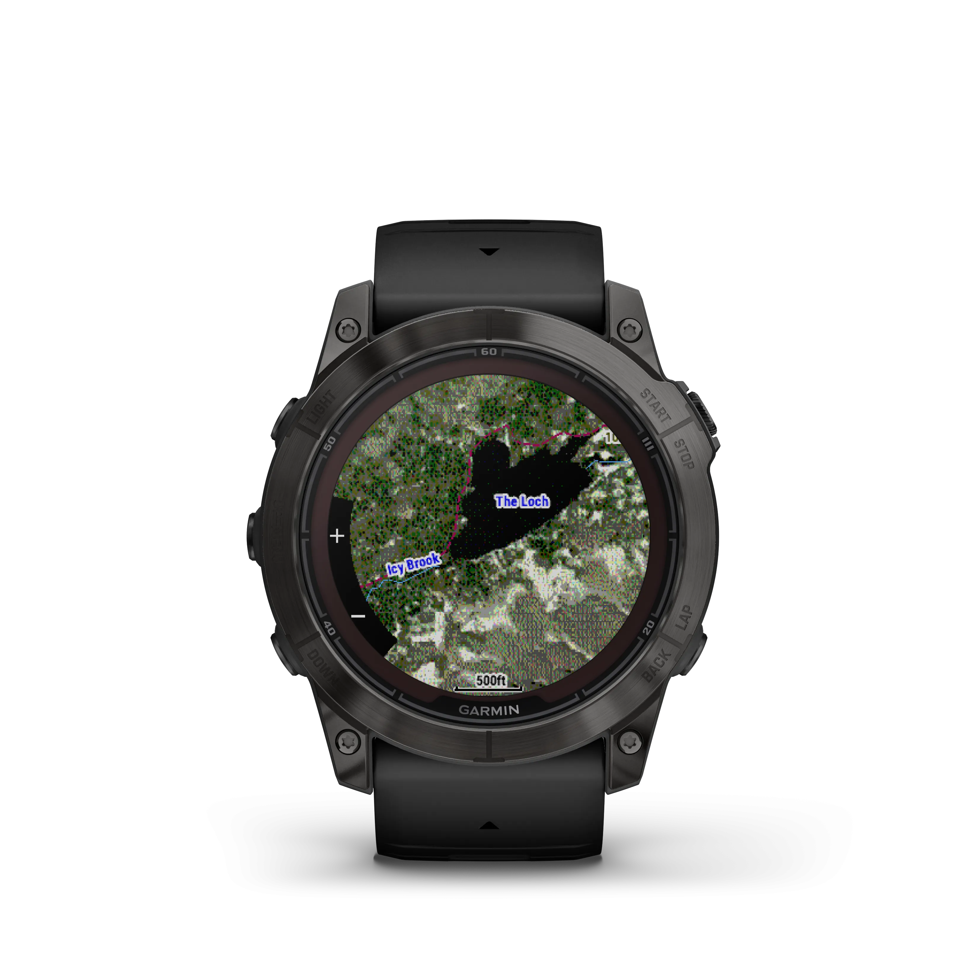 Garmin fēnix® 7X Pro – Sapphire Solar Edition Titanio DLC Gris Carbon Correa Negrafenix®