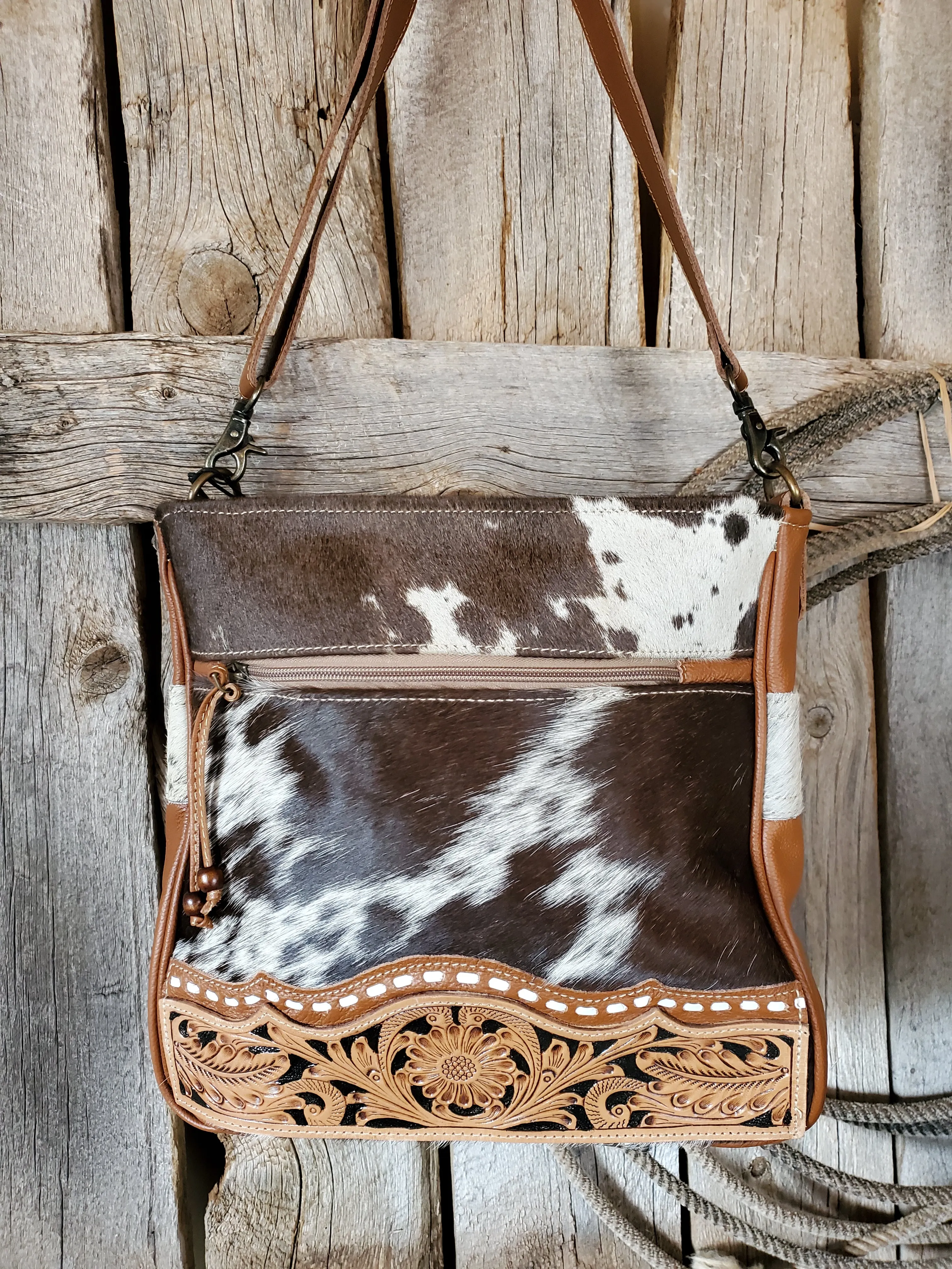 Genetic Hand-tooled Bag