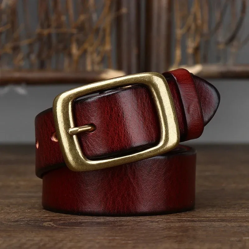 Genuine Cowhide Vintage Belt