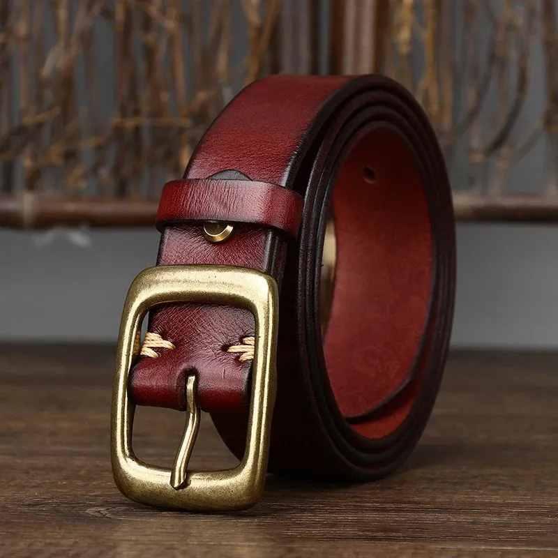 Genuine Cowhide Vintage Belt