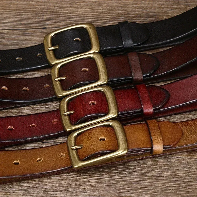 Genuine Cowhide Vintage Belt