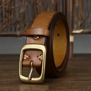 Genuine Cowhide Vintage Belt